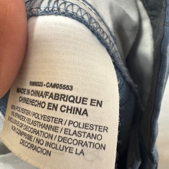 Nike Golf Shorts Mens Size 38 Blue Striped Tour Performance Dri-Fit Pockets - Picture 2 of 10